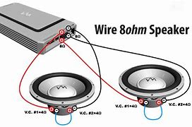 Image result for Wiring 4 8 Ohm Speakers