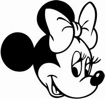 Image result for Minnie Mouse Vector Black