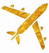 Image result for Airplane Gold Foil Images