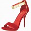 Image result for Gold and Red High Heels