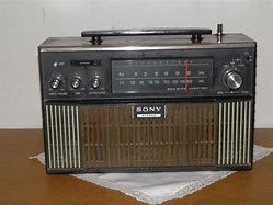 Image result for Vintage Sony Solid State Radio Indoor/Outdoor