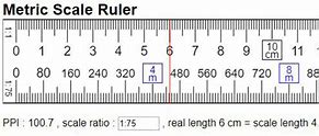 Image result for Full-Scale Ruler Online
