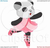 Image result for Ballerina Panda Clip Art