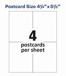 Image result for Download Avery 4X6 Postcard