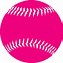 Image result for Pink Baseball Clip Art