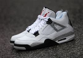 Image result for White Cement Jordan 4s