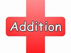 Image result for Addition Sign Red