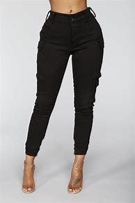 Image result for Fashion Nova Cargo Pants Women Black
