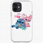 Image result for Stitch iPhone 11 Phone Case in Red with Angel