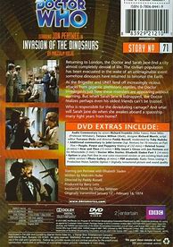 Image result for Doctor Who Invasion of the Dinosaurs DVD