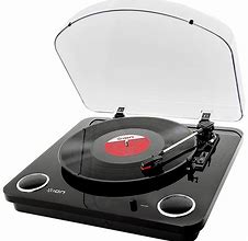 Image result for Black Record Player