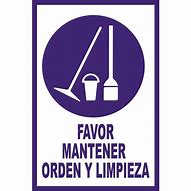 Image result for Mantenga Orden Y Limpieza