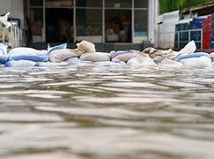 Image result for Sandbags Flood Water