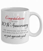 Image result for 10 Year Work Anniversary Gift