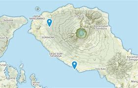 Image result for Map of Mount Tambora