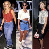 Image result for 90s Era Fashion