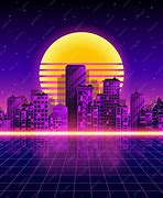 Image result for Retro Neon Future City