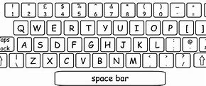 Image result for Blank Computer Keyboard Practice Sheet