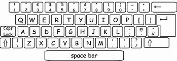 Image result for Printable Typing Keyboard