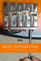 Image result for Settin Bass Intonation Sharp Flat