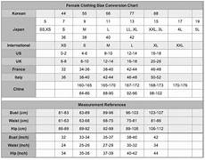Size Charts Craftyline E Pattern Shop