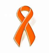 Image result for Orange Cancer Ribbon Pin
