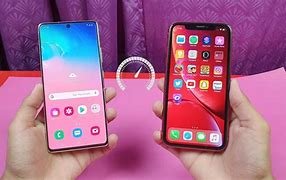 Image result for Galaxy S10 vs iPhone XR