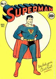 Image result for First Superman Comic Book Year