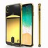 Image result for Leather iPhone X Gold Case