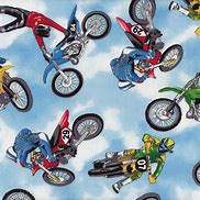 Image result for Motocross Fabric Dirt Bike Racing