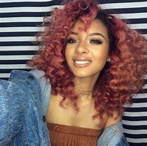 Image result for Black Girls with Rose Gold Hair