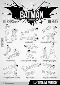 Image result for Batman Bodyweight Workout