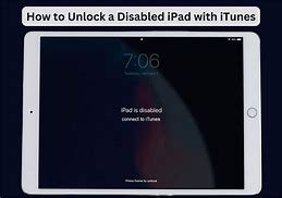 Image result for Unlock iPad Using iTunes