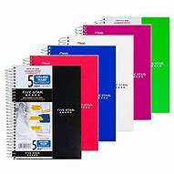 Image result for Five Star 5 Subject Notebook