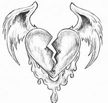 Image result for Broken Heart Drawings Small