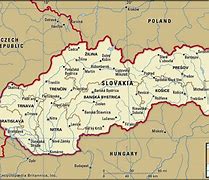 Image result for Slovakia On a Map