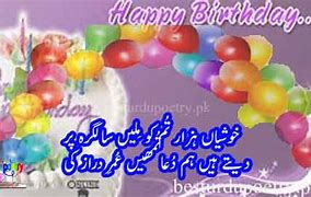 Image result for Birthday Wishes Quotes in Urdu