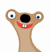 Image result for Sid Sloth Drawing
