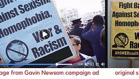 Image result for Gavin Newsom Ad