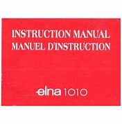 Image result for Elna Sewing Machine Instruction Manual Model 200
