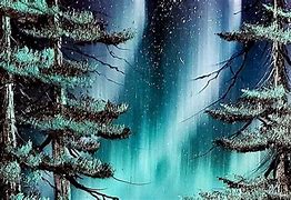 Image result for Bob Ross Christmas Painting