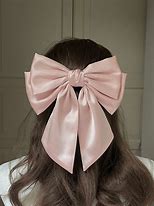 Image result for Dark Pink Bow Barrette