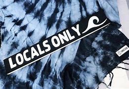 Image result for Locals Only Fabric Sign