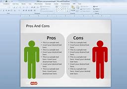 Image result for Pros and Cons Template