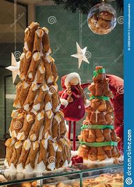 Image result for Cannoli Christmas Tree
