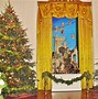 Image result for White House at Night at Christmas at Night