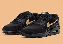 Image result for Men Black and Gold Air Max 90