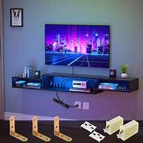 Image result for Floating LED TV Stand
