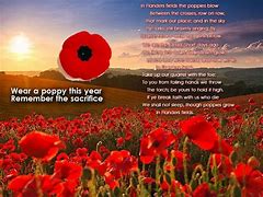 Image result for Poppy in Farm Land Lest We Forget