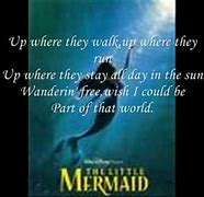 Image result for Little Mermaid Song Lyrics Part of Your World